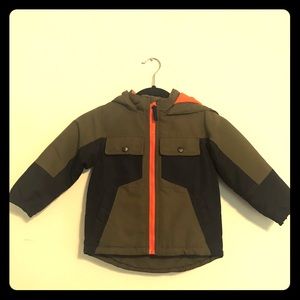 WonderKids Color-block Hooded Winter Jacket